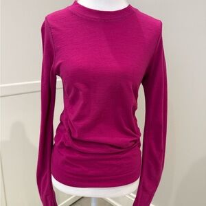 Athleta Fuchsia Long Sleeve Tee